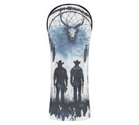Western Cowboy Dream Catcher Deer Skull Golf Head Cover Headcover with Interchangeable No. Tags Designed to Fit All Woods and Drivers