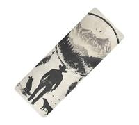 Western Cowboy Dream Catchers Skull printed yoga matts Thick 1 mm For hot yoga non slip, with Yoga bag cover tapete para ejercicio 71x26 inches