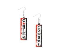 Western Cowboy Earrings cowboy carter Inspired Earrings Country Concert Accessories Outfits Jewelry Gifts for Fans Singer Sunglasses Party Favors Cowboy inspired earrings jewelry for Women Party Dress