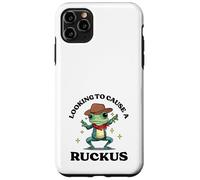 Western Cowboy Frog looking to cause a Ruckus Case for iPhone 11 Pro Max