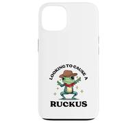 Western Cowboy Frog looking to cause a Ruckus Case for iPhone 13
