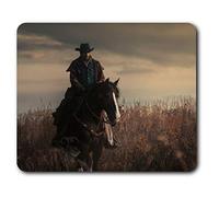 Western Cowboy Horse America Wild West Mouse Mat Pad Computer PC Laptop Gaming Office Home Desk Accessory Gadget 24420
