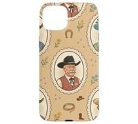 Western Cowboy Retro Vintage Americana Ranch Graphic Case for iPhone 15 Plus
