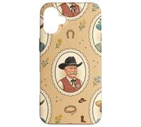 Western Cowboy Retro Vintage Americana Ranch Graphic Case for iPhone 16 Plus