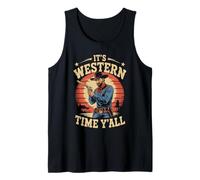 Western Cowboy Spaghetti Gunslinger Sheriff Movie Film Tank Top
