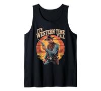 Western Cowboy Spaghetti Gunslinger Sheriff Movie Film Tank Top