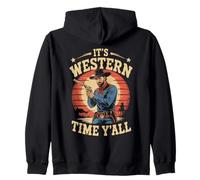 Western Cowboy Spaghetti Gunslinger Sheriff Movie Film Zip Hoodie