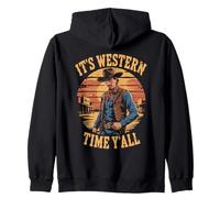 Western Cowboy Spaghetti Gunslinger Sheriff Movie Film Zip Hoodie
