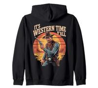 Western Cowboy Spaghetti Gunslinger Sheriff Movie Film Zip Hoodie