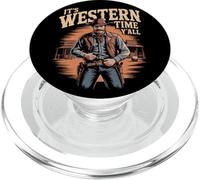 Western Cowboy Spaghetti Sheriff Movie Film PopSockets PopGrip for MagSafe