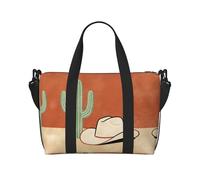 Western Cowboy Travel Duffle Bag-Lightweight Carry On Weekender for Men Women, Waterproof Overnight Bag for Gym Weekend Trips