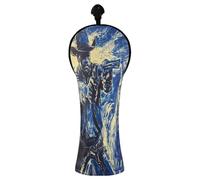 Western Cowboy Wild West Golf Club Head Cover Set Headcover with Interchangeable No. Tags for Driver Golf Gifts