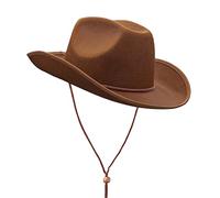 Western Cowboys Hat White Wraparound Hats Black Wide Brim Cowgirl Hat Adjustable Outdoor Casual Fashion Summer Cap Plain Colours Unisex Fancy Dress Accessory