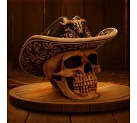 Western & Cowboys Wild West Skull Figurine | Figurines | Acotis