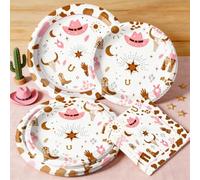 Western Cowgirl Decorations Rodeo Party Supplies Plates Napkin
