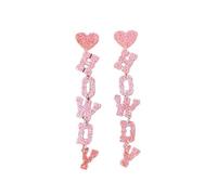Western Cowgirl HOWDY Letters Earrings Glitter Acrylic Drop Dangle Earrings Disco Cowboy Hat Earrings Country Concert Party Outfits Jewelry for Women, Alloy Steel, No Gemstone