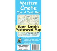 Western Crete Tour & Trail Super-Durable Map