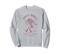 Western Dancing Dusty Boots Cowboy Hat Cowgirl Skeleton Sweatshirt