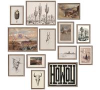 Western Decor Vintage Western Wall Decor,Farmhouse Cowboy Decor Wall Art,Boho Ranch Landscape Art Prints Canyons Cacti Desert Southwestern Wall Decor Aesthetic Pictures,Rustic Southwestern Artwork