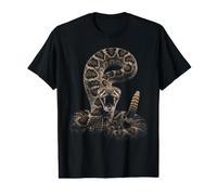 Western Diamondback Rattlesnake Face Reptile Wildlife Snake Value Graphic T-Shirt
