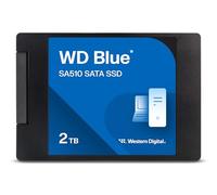 Western Digital 2TB WD Blue SA510 SATA Internal Solid State Drive SSD - SATA III 6 Gb/s, 2.5"/7mm, Up to 560 MB/s - WDS200T3B0A