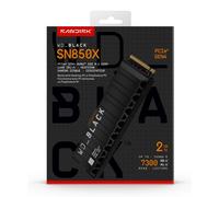 Western Digital Black WD_BLACK™ SN850X NVMe™ SSD POWERED BY SANDISK 2 TB, [With Heatsink]