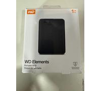 Western Digital WD Elements Portable external hard drive 1000 GB Black