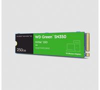 WD Green SN350 250GB NVMe M.2 SSD (2280) PCIe Gen3 x4 - Up to 2400MB/s WDS250G2G