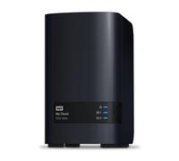Western Digital My Cloud EX2 Ultra NAS Desktop Marvell Armada 385 1 GB DDR3 4 TB HDD My Cloud OS Black