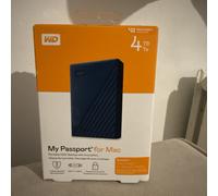 Western Digital My Passport for Mac Hard Drive 4 TB USB 3.2 (Gen 1) Midnight Blue