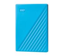 Western Digital 2 TB Hard Drive Portable External My Passport USB 3.2 Type A Automatic backup, Password protection Blue