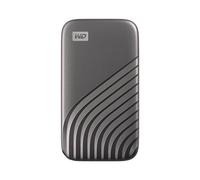 Western Digital My Passport. SSD capacity: 2 TB. USB connector: USB Type-C USB version: 3.2 Gen 2 (3.1 Gen 2). Read speed: 1050 MB/s Write speed: 1000 MB/s. Password protection. Product colour: Grey
