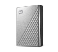Western Digital My Passport Ultra Portable External Hard Drive - 4TB - Silver