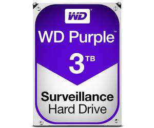 Western Digital Purple 3TB Surveillance Hard Disk Drive - 5400 RPM Class SATA 6 Gb/s 64MB Cache 3.5 Inch - WD30PURX Old Version