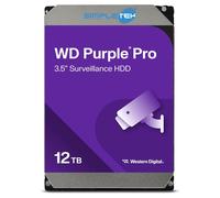 WD Purple Pro 12TB Smart Video 3.5" Internal Hard Drive, AllFrame Technology, 550TB/yr, 256MB Cache, 7200 RPM