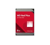 WD Red Plus WD60EFPX - Hard drive - 6 TB - internal - 3.5" - SATA 6Gb/s - 5400 rpm - buffer: 256 MB