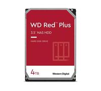 WD Red Plus WD40EFPX - Hard drive - 4 TB - internal - 3.5" - SATA 6Gb/s - 5400 rpm - buffer: 256 MB