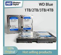 Western Digital (WD) 1TB 2TB 3TB 4TB Desktop Mechanical Hard Drive WD Blue 3.5-inch 5400 RPM 64MB SATA CMR Vertical DIY Installa 3TB