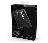 WD_Black P10 6TB Game Drive, Portable External Hard Drive, Speeds Up to 130 MB/s, Works With Console, PC, Playstation, Xbox, Save Up to 125 games, Portable Game Drive, Black