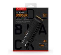 Western Digital WD_BLACK™ SN850X NVMe™ SSD POWERED BY SANDISK 4 TB, [With Heatsink]