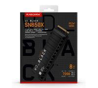 Western Digital WD_BLACK™ SN850X NVMe™ SSD POWERED BY SANDISK 8 TB, [With Heatsi