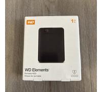 Western Digital WD Elements Portable external hard drive 1000 GB Black