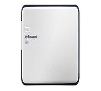 Western Digital WD My Passport Slim 2TB Portable Metal External Hard Drive USB 3.0 with Auto Backup