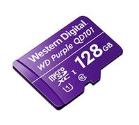 Western Digital WD Purple SC QD101 128GB Smart Video Surveillance microSDXC Card, Ultra Endurance Up to 64 TBW