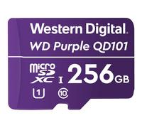 Western Digital WD Purple SC QD101 256GB Smart Video Surveillance microSDXC Card, Ultra Endurance Up to 128 TBW