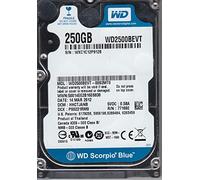 Western Digital WD2500BEVT-00S2MT0, DCM HHCTJANB, 250GB SATA 2.5 Hard Drive