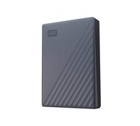 WD 5TB My Passport Works with USB-C, portable external hard drive, USB 3.2 Gen 1, software for device management, backup, password protection, Works with PC, Mac, Chromebook, Gaming Consoles, Grey
