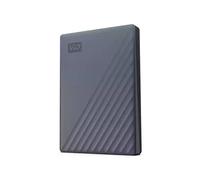 WD 2TB My Passport Works with USB-C, portable external hard drive, USB 3.2 Gen 1, software for device management, backup, password protection, Works with PC, Mac, Chromebook, Gaming Consoles, Grey