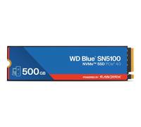 WD Blue SN5100 500GB NVMe SSD (6,600 MB/s Read Speeds, M.2 2280, PCIe Gen 4.0, nCache 4.0, Sandisk 3D CBA NAND technology, Acronis True Image data migration software)