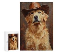 Western Dog Portrait Puzzle 1000 Teile Schwer Puzzle Spielzeug Lernspiel Impossible Herausforderungsspielzeug Für Erwachsene Kinder 300 PCS